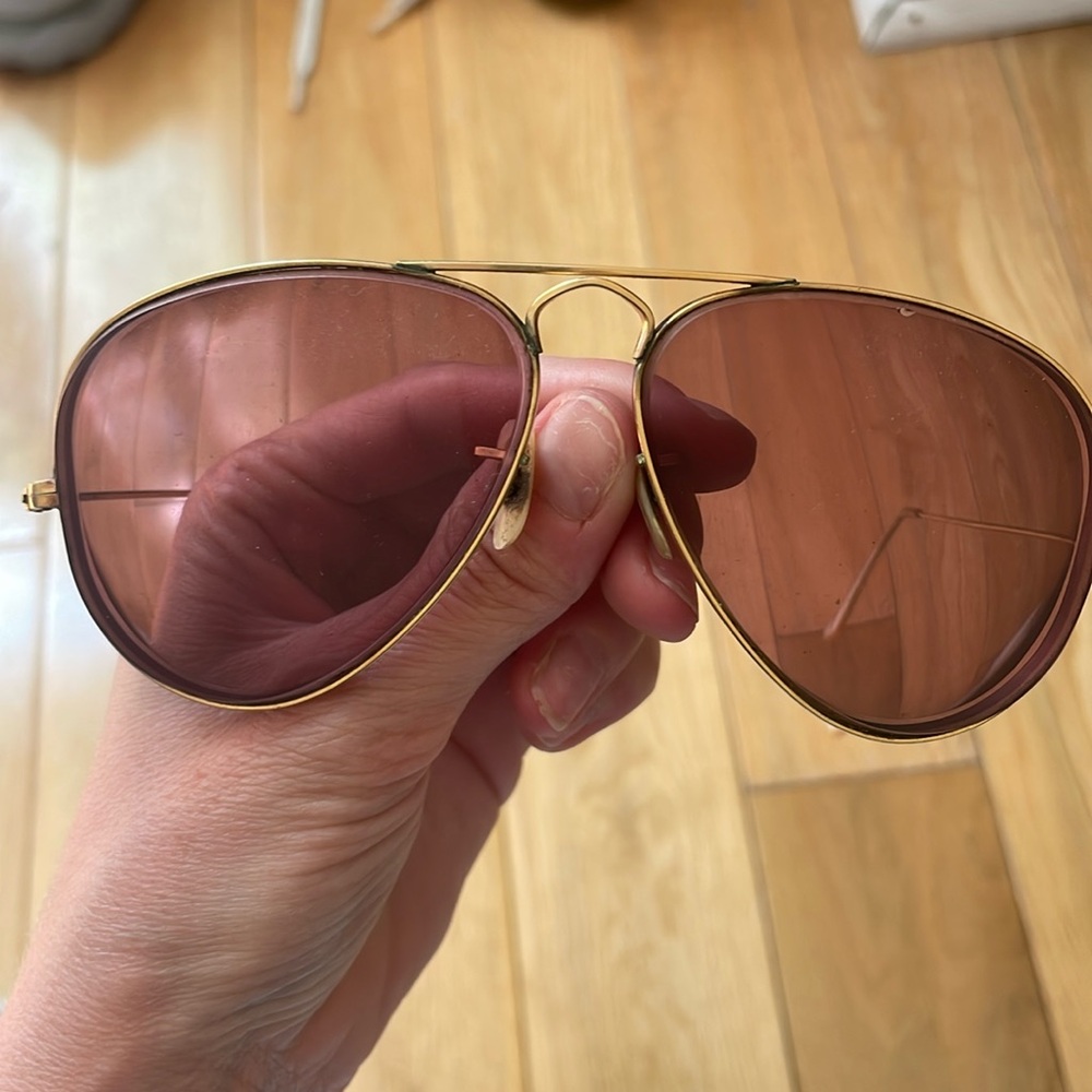 Vintage B&L 1/10 12k GF Rayban prescription sunglasses with original case